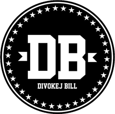 Divokej Bill – kruhové logo DB